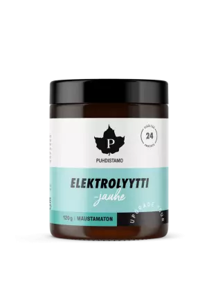 Puhdistamo Elektrolyyttijauhe, 120&nbsp;g, Maustamaton