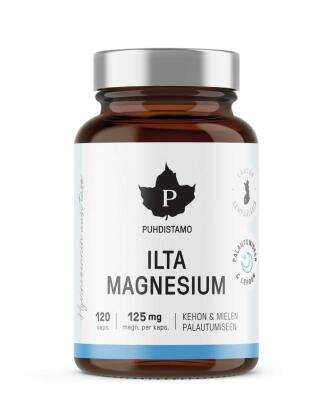 Puhdistamo Ilta Magnesium, 120 kaps.