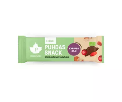 Puhdistamo Puhdas Snack™ välipalapatukka, 40&nbsp;g, Karpalo & Goji