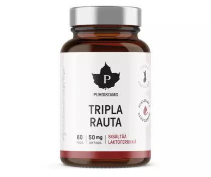 Puhdistamo Tripla Rauta, 60 kaps.