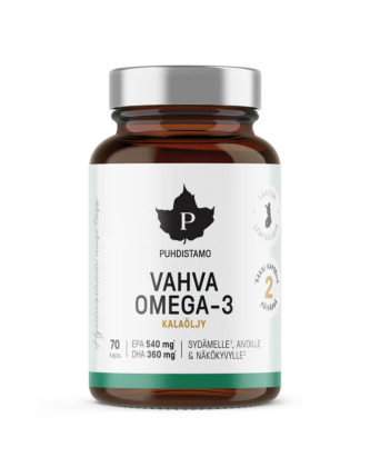 Puhdistamo Vahva Omega-3, 70 kaps.