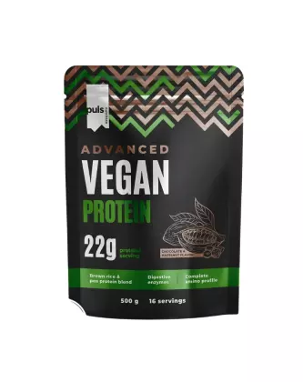 Puls Advanced Vegan Protein, 500&nbsp;g, Chocolate Hazelnut