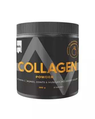 Puls Collagen Powder 300&nbsp;g, Appelsiini