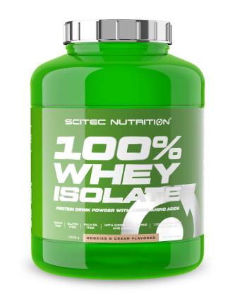 SCITEC 100% Whey Isolate, 1816 g, Cookies & Cream