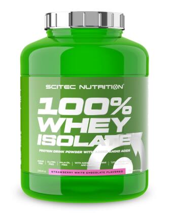 SCITEC 100% Whey Isolate, 1816&nbsp;g, Strawberry-White Chocolate