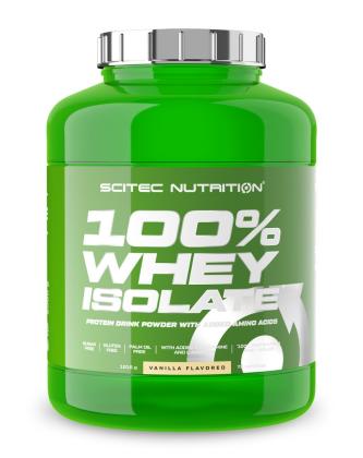 SCITEC 100% Whey Isolate, 1816 g, Vanilla