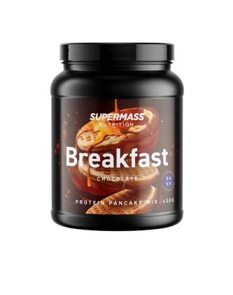 Supermass Nutrition BREAKFAST Pancake & Waffle Mix, 600&nbsp;g, Chocolate