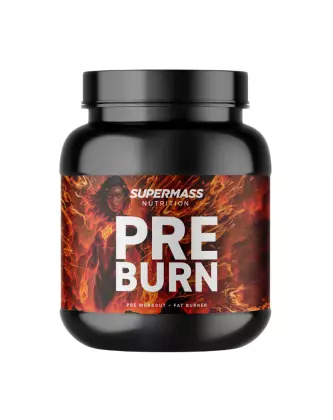 Supermass Nutrition PRE BURN 300&nbsp;g, Raspberry Boats
