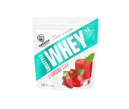Swedish Supplements Lifestyle Whey, 450&nbsp;g, Strawberry Slush