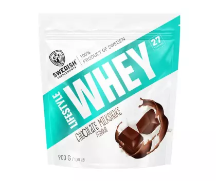 Swedish Supplements Lifestyle Whey, 900&nbsp;g, Chocolate Milkshake