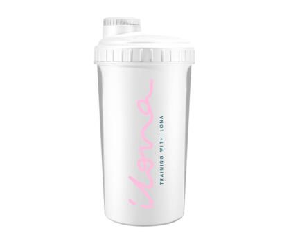 Training With Ilona Shaker 750 ml, valkoinen (Poistotuote)