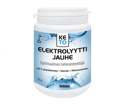 Vitabalans Elektrolyyttijauhe, 120&nbsp;g