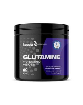 Leader Performance Glutamin + Vitamin C + Biotin, 300&nbsp;g