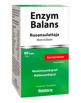 Enzymbalans, 80 kaps. (05/2025)