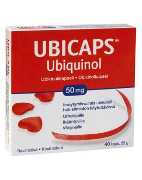 Ubicaps® Ubiquinol 50 mg, 40 kaps