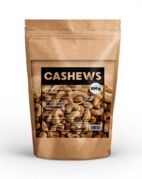 GymBeam Natural Cashew Nuts, 500g