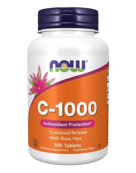 NOW Foods C-1000, 100 tabl.