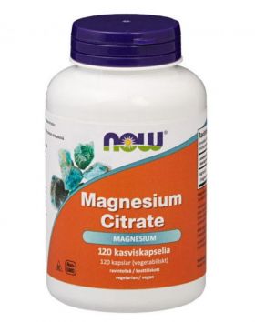 NOW Foods Magnesium Citrate, 120 kaps.