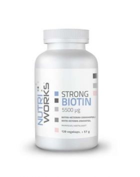 Nutri Works Strong Biotin, 120 kaps.