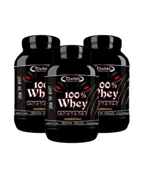 Big Buy: 3 kpl Diablo 100 % Whey (3 x 900 g)