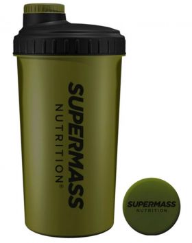 Supermass Nutrition Shaker, Army Green 750 ml