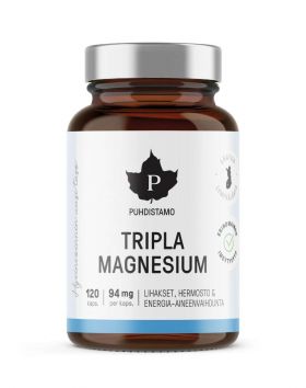 Puhdistamo Tripla Magnesium 120 kaps.