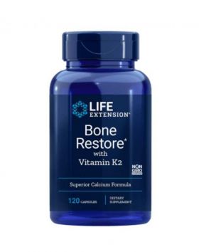 LifeExtension Bone Restore K2, 120 kaps.