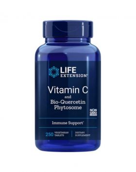 LifeExtension Vitamin C + Bio-Quercetin, 60 tabl.