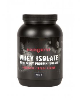 BIGGER=BETTER Whey Isolate, 750&nbsp;g, Chocolate Toffee