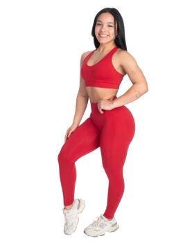 Better Bodies Scrunch Leggings, Chili Red