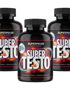 Big Buy: 3 kpl Supermass Nutrition SUPER TESTO (270 kaps.)