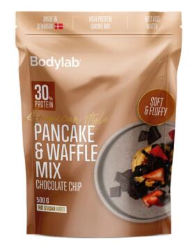 Bodylab Pancake & Waffle Mix, 500&nbsp;g, Chocolate Chip