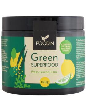 Foodin Green Superfood, 120&nbsp;g, Fresh Lemon-Lime