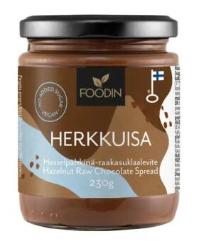 Foodin Hasselpähkinä-Herkkuisa (sokeroimaton), 230&nbsp;g