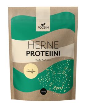Foodin Herneproteiini, 650&nbsp;g, Vanilja