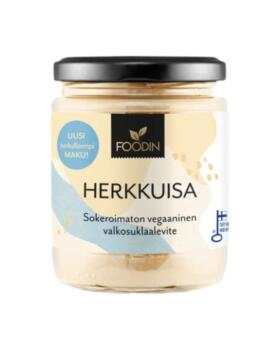 FOODIN Valkosuklaa-Herkkuisa (sokeroimaton), 230&nbsp;g
