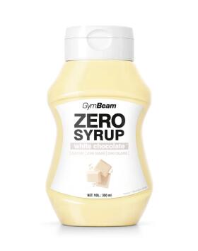 GymBeam Zero Syrup, White Chocolate (350 ml)