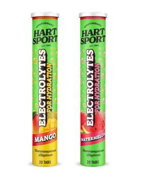 Hart-Sport Elektrolyyttiporeet, 20 tabl. (80&nbsp;g)