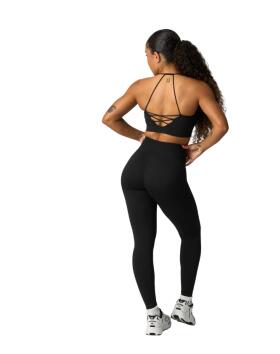 ICIW Shape Seamless Hidden Scrunch Tights, Black
