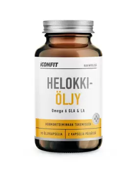 ICONFIT Helokkiöljy, 90 kaps.