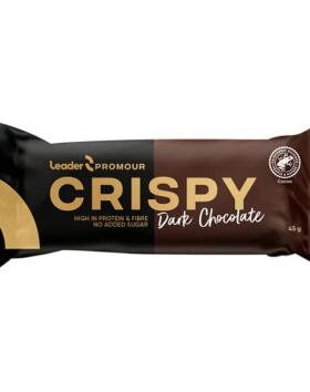 Leader Promour Crispy, 45&nbsp;g, Dark Chocolate