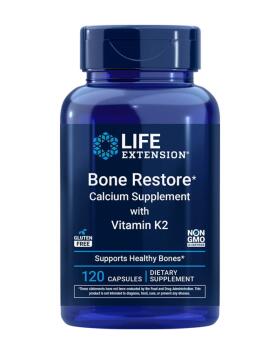 LifeExtension Bone Restore K2, 120 kaps.