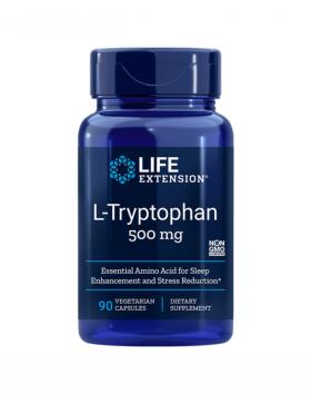 LifeExtension L-Tryptophan 500 mg, 90 kaps.