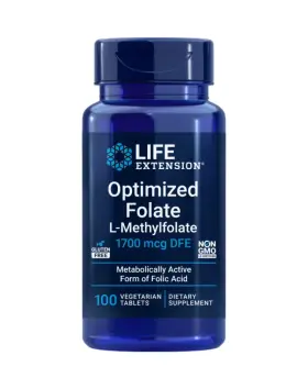 LifeExtension Optimized Folate, 100 tabl