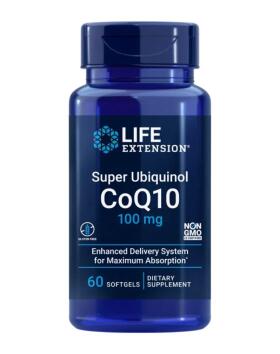 LifeExtension Super Ubiquinol CoQ10, 100 mg, 60 kaps.