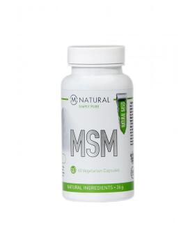 M-Natural MSM 750 mg 60 kaps. (28.11.26)
