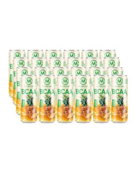 M-Nutrition BCAA-valmisjuoma, Pineapple Lemonade, 24 tlk