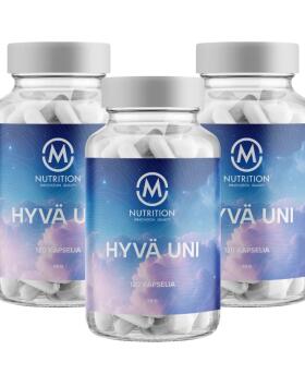 Big Buy: 3 kpl M-Nutrition Hyvä Uni (360 kaps.)