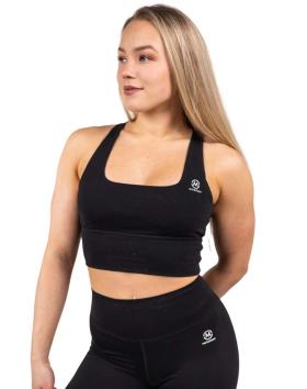 M-Sportswear Longline Sports Bra, Black