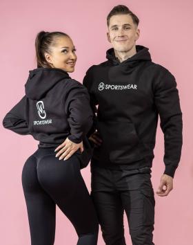 M-Sportswear Unisex huppari, Musta